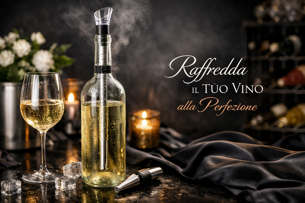 Bastoncino in acciao inox per raffreddare il vino